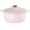 Nồi Gang LeCreuset Bräter rund Evo 24cm Shell Pink 2 a.Dai Dien