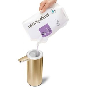 Bình Đựng Nước Rửa Tay Simplehuman ST1055 - Màu Vàng Đồng 8 binh dung nuoc rua tay cam bien t dng simplehuman 2