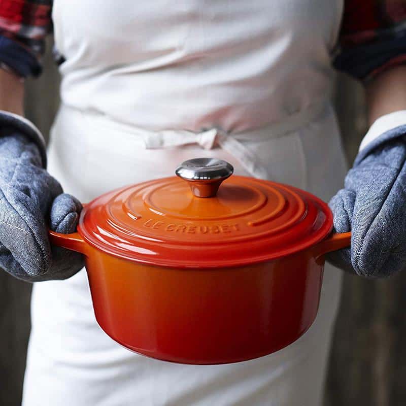 Nồi Gang LeCreuset Bräter rund Evo 22cm Orange 8 LeCreuset Bräter rund Evo 22cm Orange