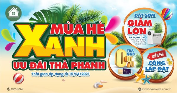 Mùa hè xanh. Giảm giá không phanh