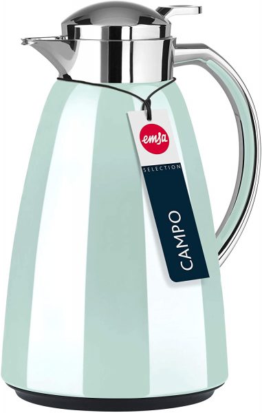 Bình Giữ Nhiệt Emsa Isolierkanne Quick Tip F4130300 - Bạc Hà Pastel 1L 12 71KUprELL. AC SL1500