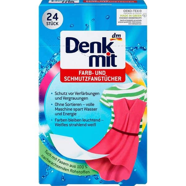 Hộp 24 Viên Tẩy Quần Áo Màu Denkmit 3 Hộp 24 Viên Tẩy Quần Áo Màu Denkmit