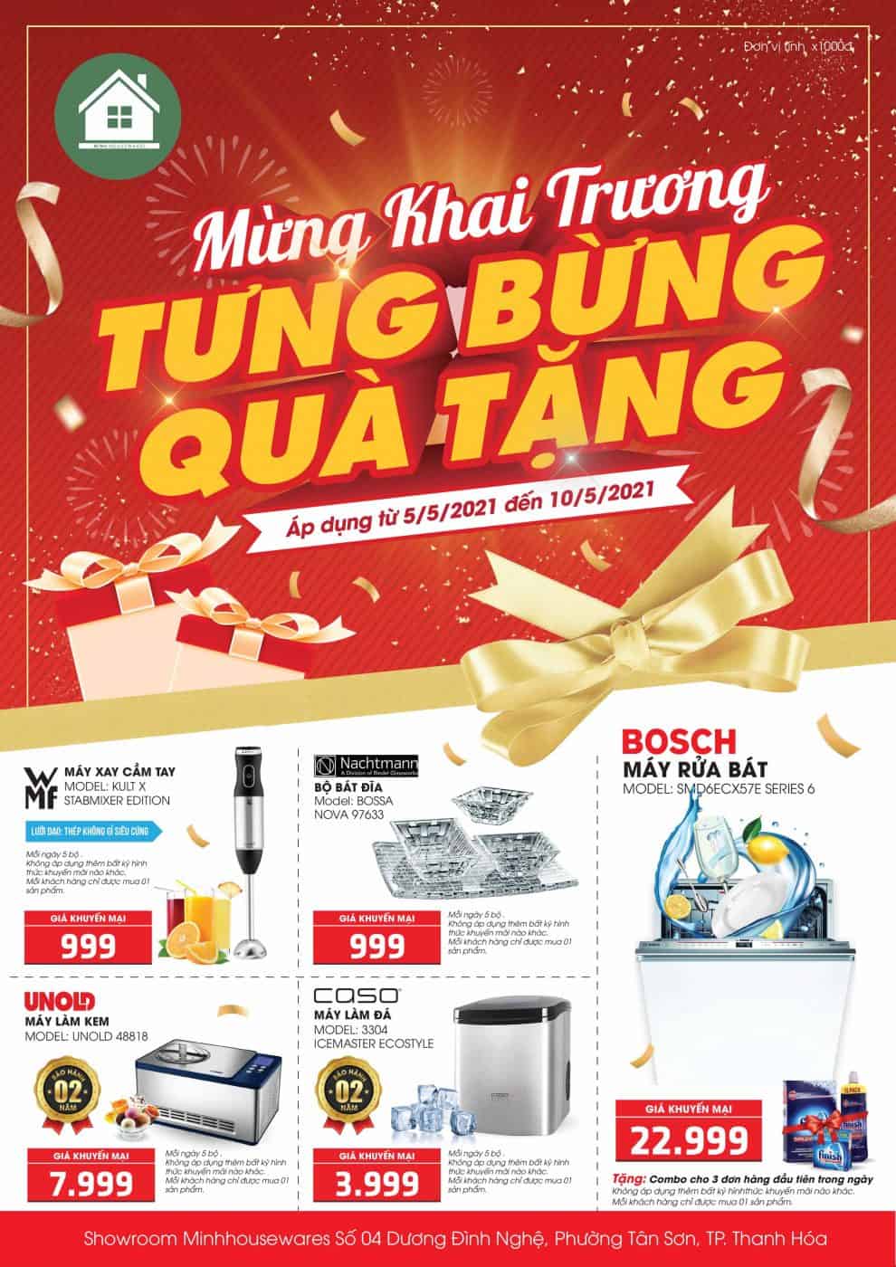 Minh House Tưng Bừng Khai Trương Showroom Đầu Tiên tại Thanh Hóa 1 Khai trương Minh House Thanh Hóa