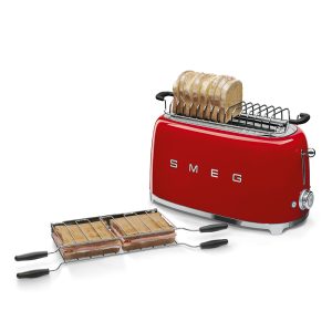 Máy Nướng Bánh Mì SMEG TSF02RDEU Red 4 Máy Nướng Bánh Mì SMEG TSF02RDEU Red