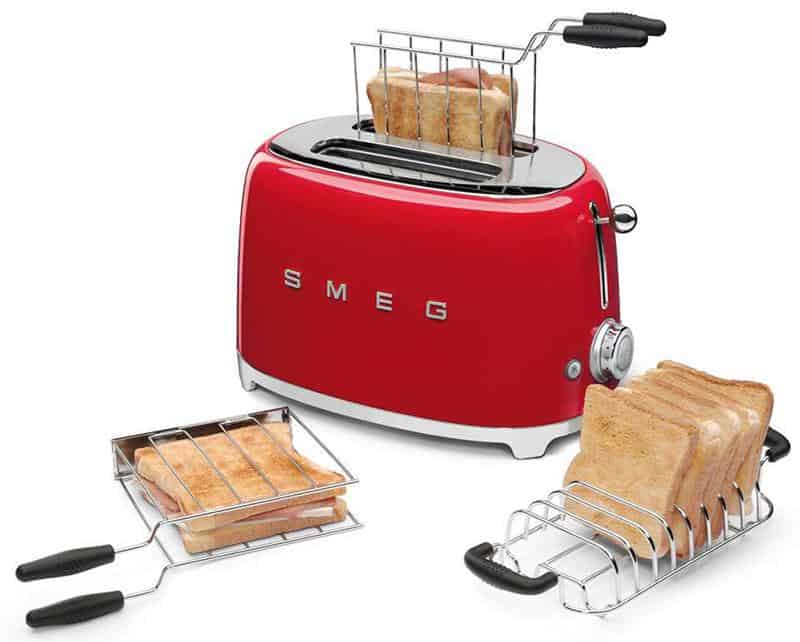 Máy Nướng Bánh Mì SMEG TSF02RDEU Red 7 Máy Nướng Bánh Mì SMEG TSF02RDEU Red