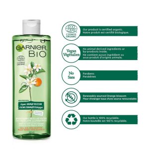 Tẩy Trang Garnier Bio Micellar 28T201 ALL-IN-1 Hoa Cam 400ml 4 Tẩy Trang Garnier Bio Micellar 28T201 ALL-IN-1 Hoa Cam