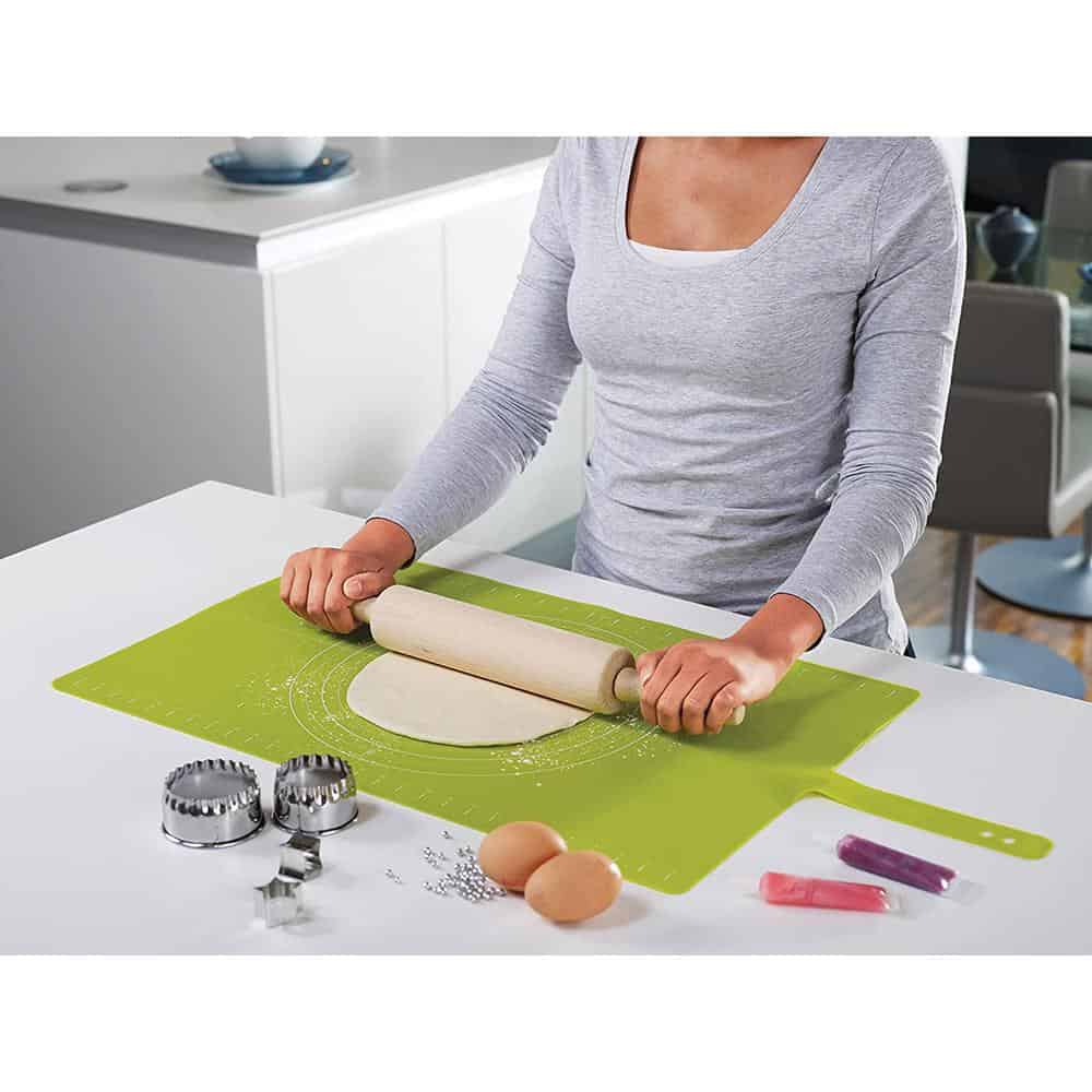 Tấm Lót Bánh Ngọt Silicon Joseph Jseph 20031 Roll-Up Green Tấm Lót Bánh Ngọt Silicon Joseph Jseph 20031 Roll-Up Green