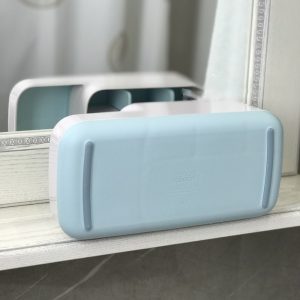 Khay Đựng Bàn Chải Mỹ Phẩm Nhà Tắm Joseph Joseph 70504 EasyStore Trắng Xanh 4 Khay Đựng Bàn Chải Mỹ Phẩm Nhà Tắm Joseph Joseph 70504 EasyStore