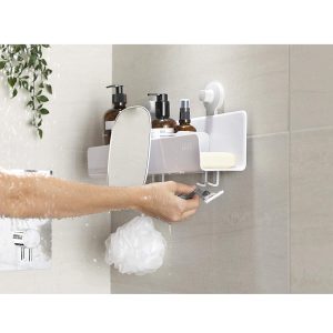 Kệ Để Đồ Nhà Tắm Gắn Tường Joseph Joseph 70548 EasyStore 4 Kệ Để Đồ Nhà Tắm Gắn Tường Joseph Joseph 70548 EasyStore