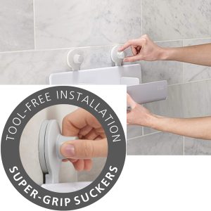 Kệ Để Đồ Nhà Tắm Gắn Tường Joseph Joseph 70548 EasyStore 7 Kệ Để Đồ Nhà Tắm Gắn Tường Joseph Joseph 70548 EasyStore