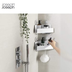 Bộ 2 Kệ Để Đồ Nhà Tắm Gắn Góc Tường Joseph Joseph 70550 EasyStore 4 Bộ 2 Kệ Để Đồ Nhà Tắm Gắn Góc Tường Joseph Joseph 70550 EasyStore