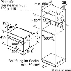 Lò Nướng Kèm Vi Sóng Bosch CMG633BS1 Serie 8 8 Lò Nướng Kèm Vi Sóng Bosch CMG633BS1 Serie 8