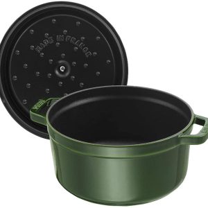 Nồi Gang Staub Round Cocotte Basil 24cm 40509-356-0 4 Cocotte Round 24cm Basil 4