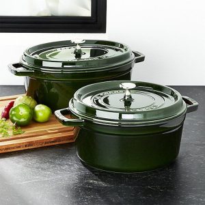 Nồi Gang Staub Round Cocotte Basil 24cm 40509-356-0 8 Cocotte Round 24cm Basil 9