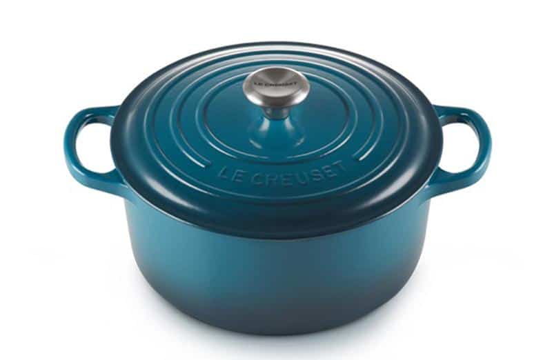 Nồi Gang LeCreuset Evo 26cm Deep Teal 7 Nồi Gang LeCreuset Evo 26cm Deep Teal