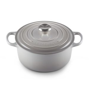 Nồi Gang LeCreuset Evo 24cm Mist Gray 4 b 2