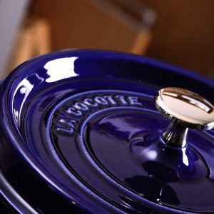 Nồi Gang Staub Round Cocotte Blue 20cm 40510-264-0 5 Nồi Gang Staub Round Cocotte Blue 20cm 40510-264-0