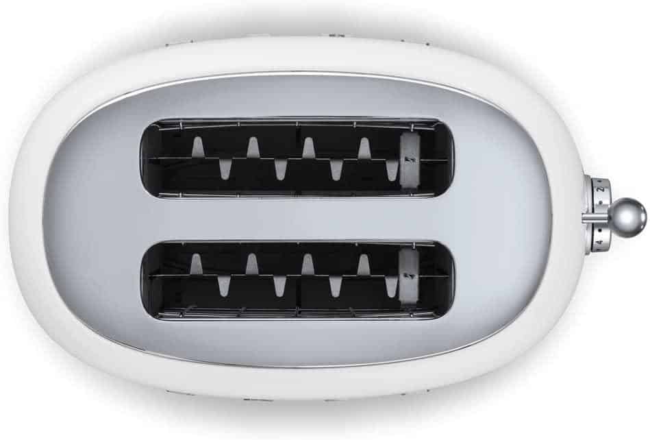 Máy Nướng Bánh Mì Smeg TSF01WHEU White Máy Nướng Bánh Mì Smeg TSF01WHEU White