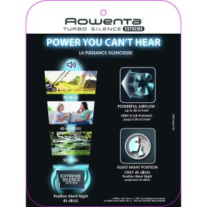 Quạt cây Rowenta VU5640/7X0 Turbo Silence Extreme 9 Quạt cây Rowenta VU5640/7X0 Turbo Silence Extreme