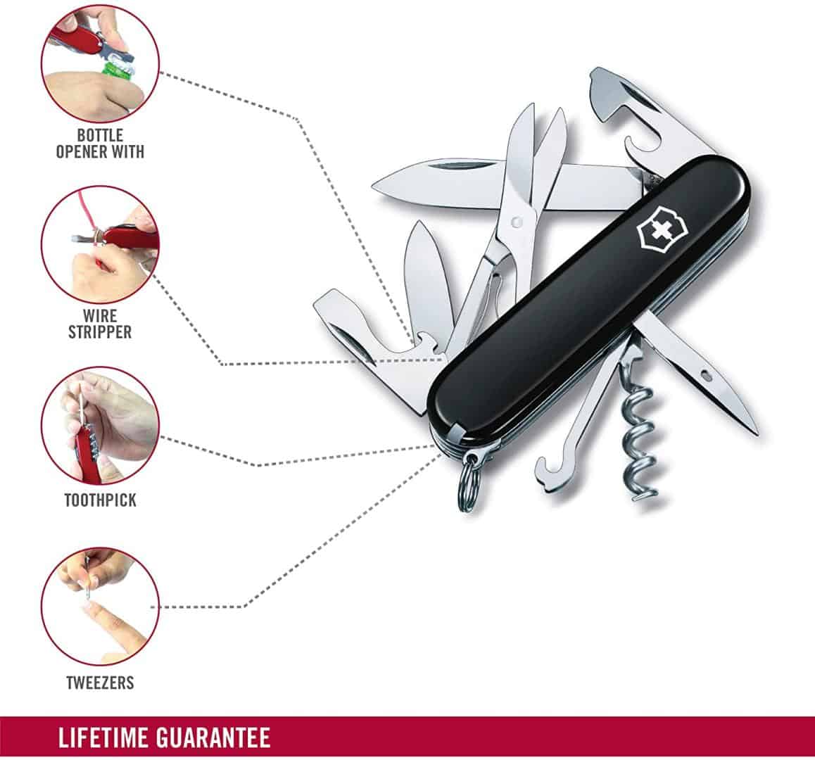 Dụng Cụ Đa Năng Victorinox Climber Nero 1.3703.3B1 - Black Dụng Cụ Đa Năng Victorinox Climber Nero 1.3703.3B1 - Black