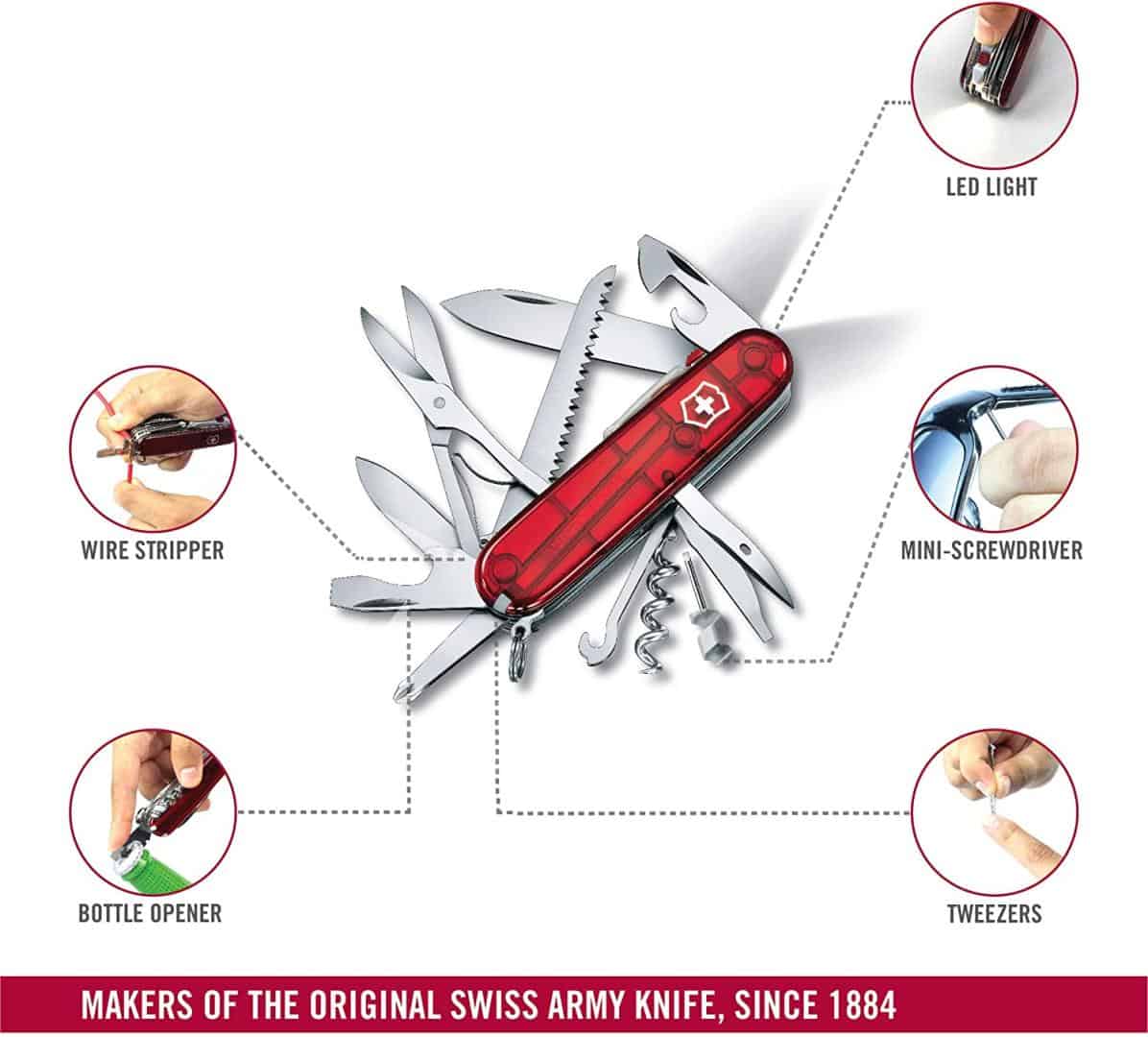 Dụng Cụ Đa Năng Victorinox Huntsman Lite 1.7915.T Dụng Cụ Đa Năng Victorinox Huntsman Lite 1.7915.T
