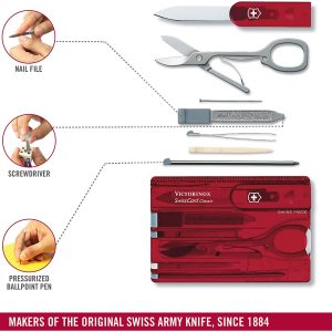 Dụng Cụ Đa Năng Victorinox Swisscard Ruby 0.7100.T 4 Dụng Cụ Đa Năng Victorinox Swisscard Ruby 0.7100.T