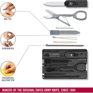 Dụng Cụ Đa Năng Victorinox Swisscard Onyx 0.7133.T3 7 Dụng Cụ Đa Năng Victorinox Swisscard Onyx 0.7133.T3