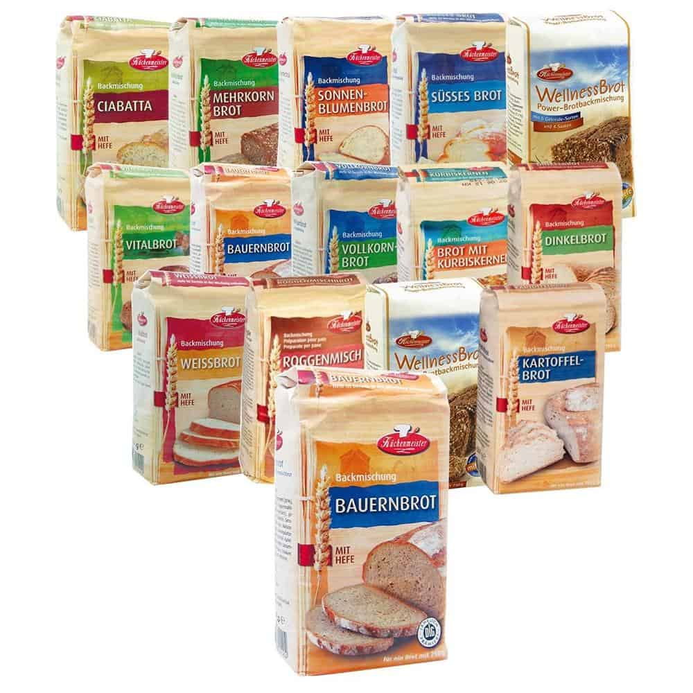 Bộ 15 Túi Bột làm Bánh Mì Küchenmeister 0,5kgx15 túi Bo 15 Tui Bot lam Banh Mi Kuchenmeister 05kgx15 tui