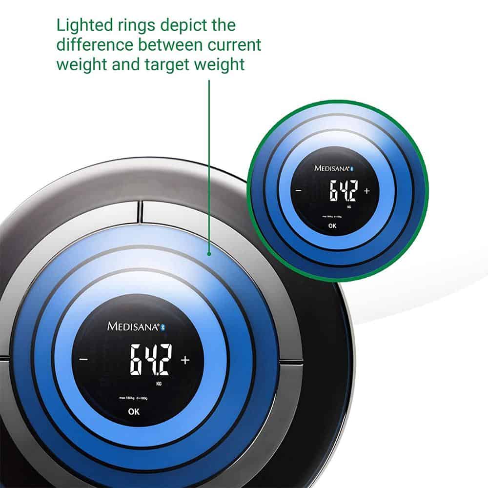 Cân Điện Tử Medisana 40413-1 Cân Điện Tử Medisana 40413 TargetScale 3.0 Bluetooth Digital Body Fat Scale