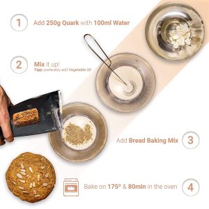 Hỗn Hợp Bột Làm Bánh Mì Nutringo Protein Backmischung 200g 6 Hon Hop Hat Nutringo Protein Backmischung Lam Banh Mi 200g 6