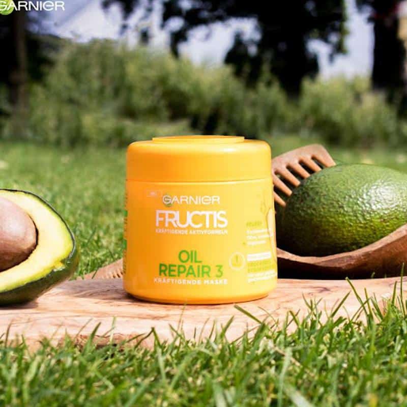 Kem Ủ Dưỡng Tóc Garnier Fructis Oil Repair Maske 300ml 4 Kem Ủ Dưỡng Tóc Garnier Fructis Oil Repair Maske 300ml
