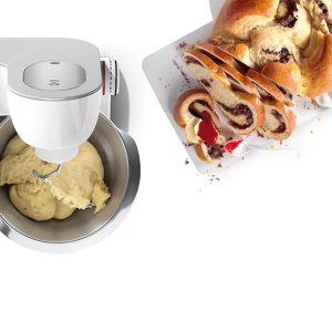 Máy Trộn Bột Đa Năng Bosch MUM58 5 Máy Trộn Bột Đa Năng Bosch MUM58234 Màu Trắng Bạc