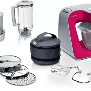 Máy Trộn Bột Đa Năng Bosch MUM58 22 Máy Trộn Bột Đa Năng Bosch MUM58420 Màu Đỏ Kim Cương Bạc