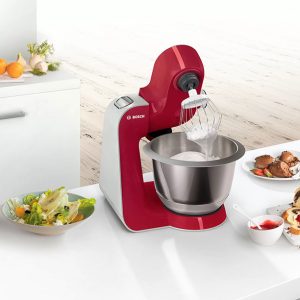 Máy Trộn Bột Đa Năng Bosch MUM58 14 Máy Trộn Bột Đa Năng Bosch MUM58720 Màu Đỏ Bạc