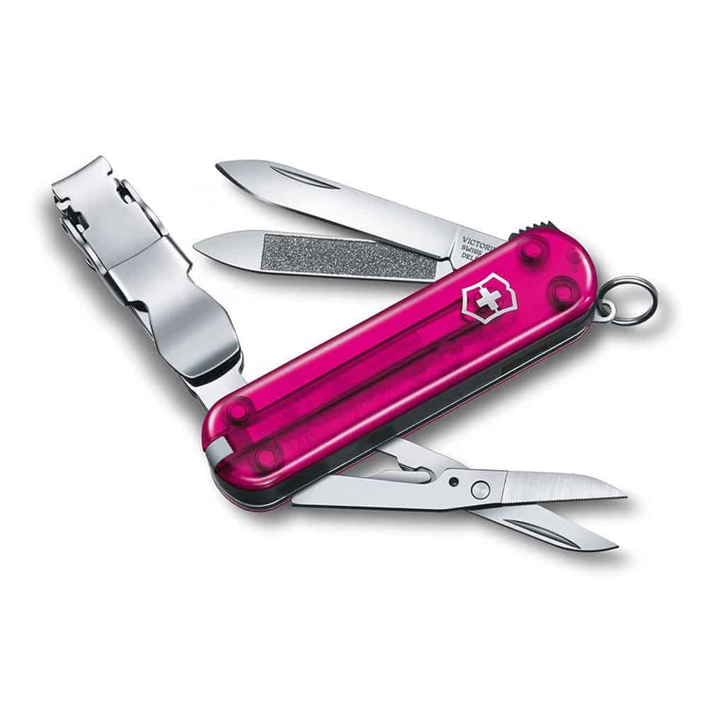 Dụng Cụ Đa Năng Victorinox Nail Clip 580 Pink Transp 0.6463.T5 Dụng Cụ Đa Năng Victorinox Nail Clip 580 Pink Transp 0.6463.T5
