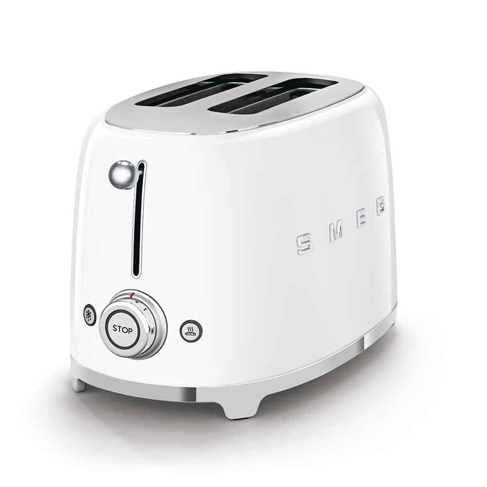 Máy Nướng Bánh Mì Smeg TSF01WHEU White Máy Nướng Bánh Mì Smeg TSF01WHEU White