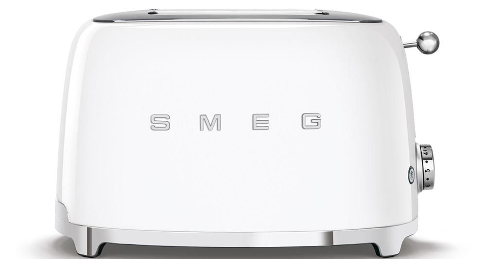 Máy Nướng Bánh Mì Smeg TSF01WHEU White Máy Nướng Bánh Mì Smeg TSF01WHEU White