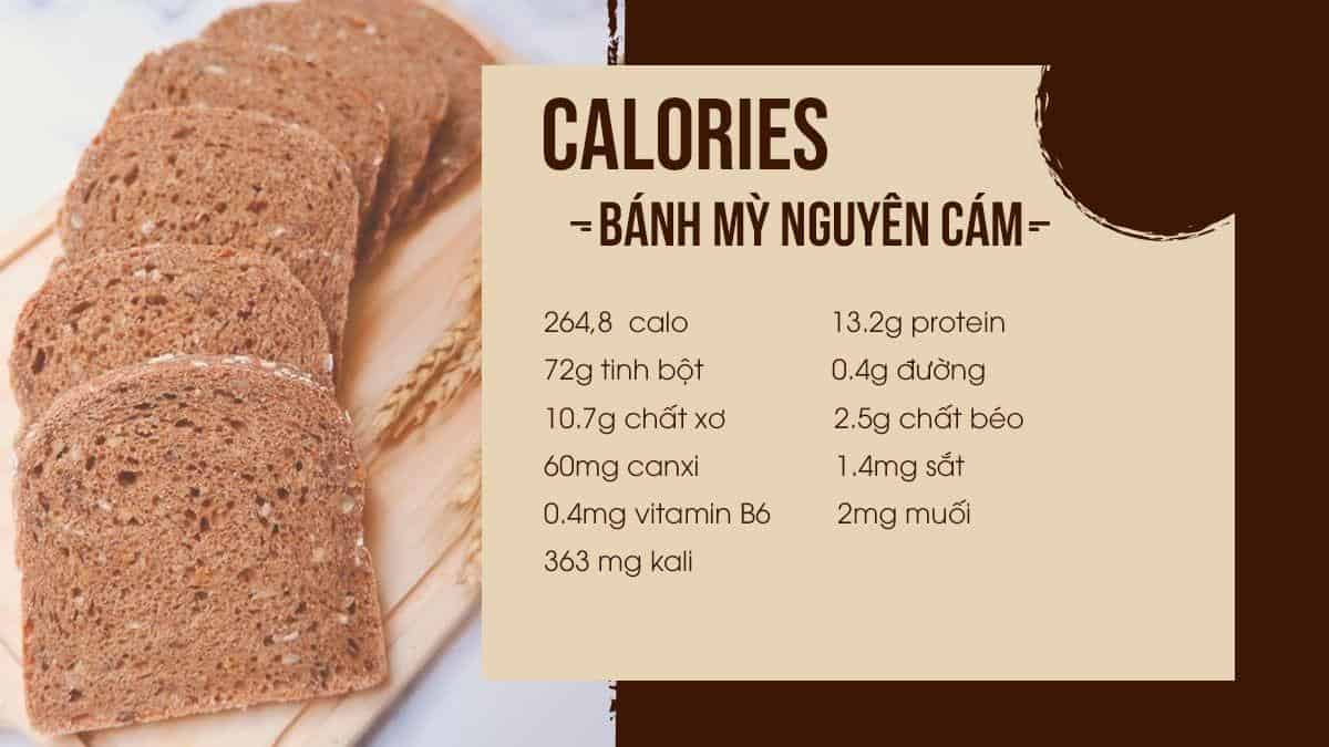 5 Cách Làm Bánh Mì Nguyên Cám Tại Nhà 1 Bánh mì nguyên cám bao nhiêu calo