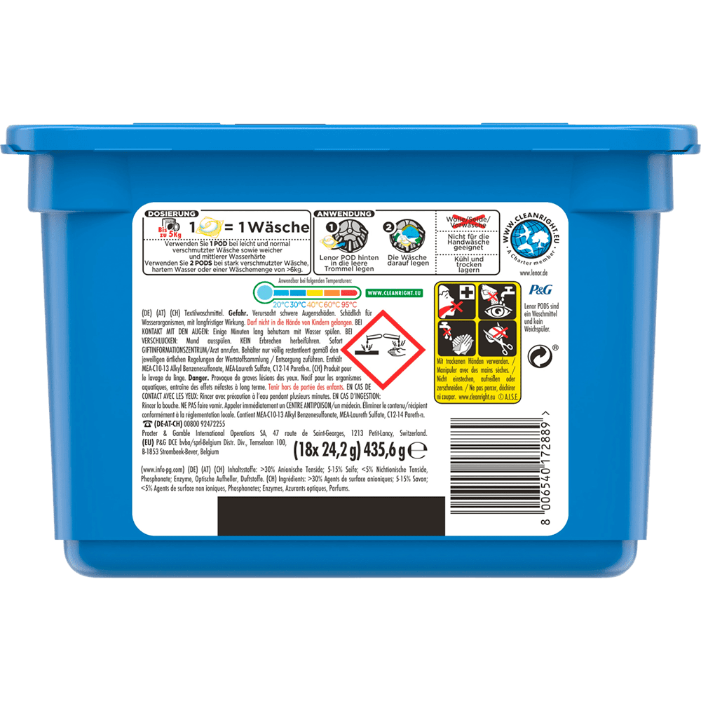 Nước Giặt Quần Áo Dm All-in-1 Lenor Sensitiv Waschmittel 3 Nước Giặt Quần Áo Dm All-in-1 Lenor Sensitiv Waschmittel