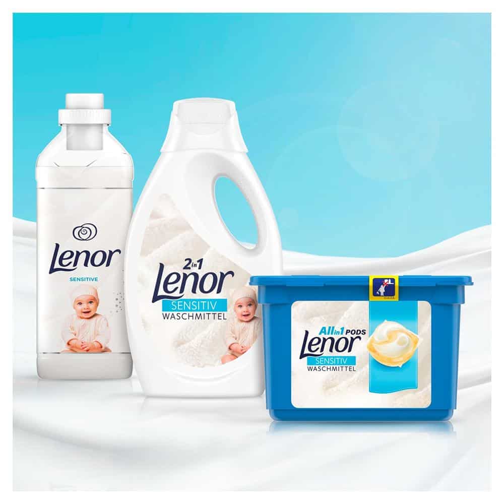 Nước Giặt Quần Áo Dm All-in-1 Lenor Sensitiv Waschmittel 7 Nước Giặt Quần Áo Dm All-in-1 Lenor Sensitiv Waschmittel