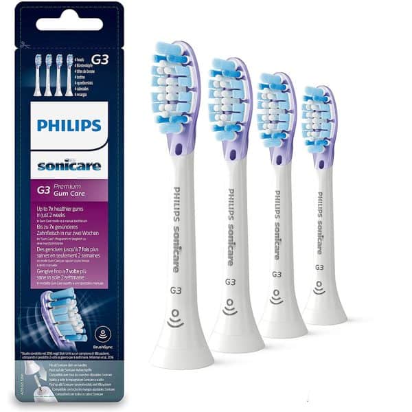 Bộ 4 Đầu Bàn Chải Điện Philips HX9054/17 Sonicare Premium Gum Care - Màu Trắng 8 Bộ 4 Đầu Bàn Chải Điện Philips HX9054/17 Sonicare Premium Gum Care - Màu Trắng