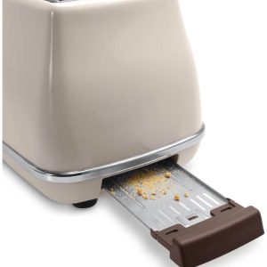 Máy Nướng Bánh Mì Delonghi Icona Vintage CTOV 2103.BG Màu Be 4 Máy Nướng Bánh Mỳ DeLonghi CTOV2103.BG