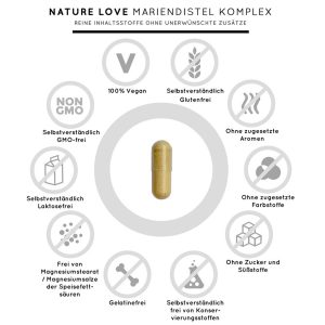 Viên Nang Uống Thải Độc Gan Nature Love Mariendistel Komplex 120 Viên 3 Viên Nang Uống Thải Độc Gan Nature Love Mariendistel Komplex 120 Viên