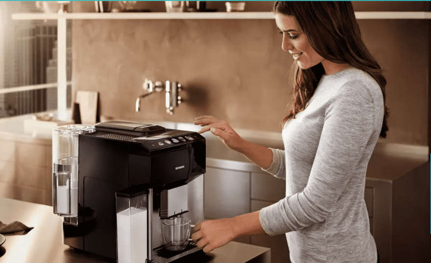 Pha Trà Bằng Máy Pha Cà Phê Hoàn Toàn Tự Động Bạn Đã Thử Chưa? 2 Pha trà bằng máy pha cà phê Siemens