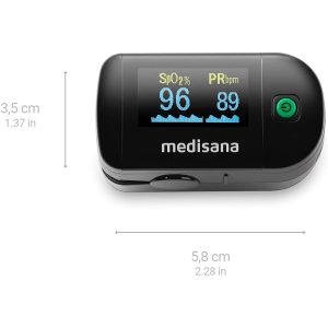 Máy Đo Oxi Xung Medisana PM 100 Màu Đen 79455 8 Máy Đo Oxi Xung Medisana PM 100 Màu Đen 79455