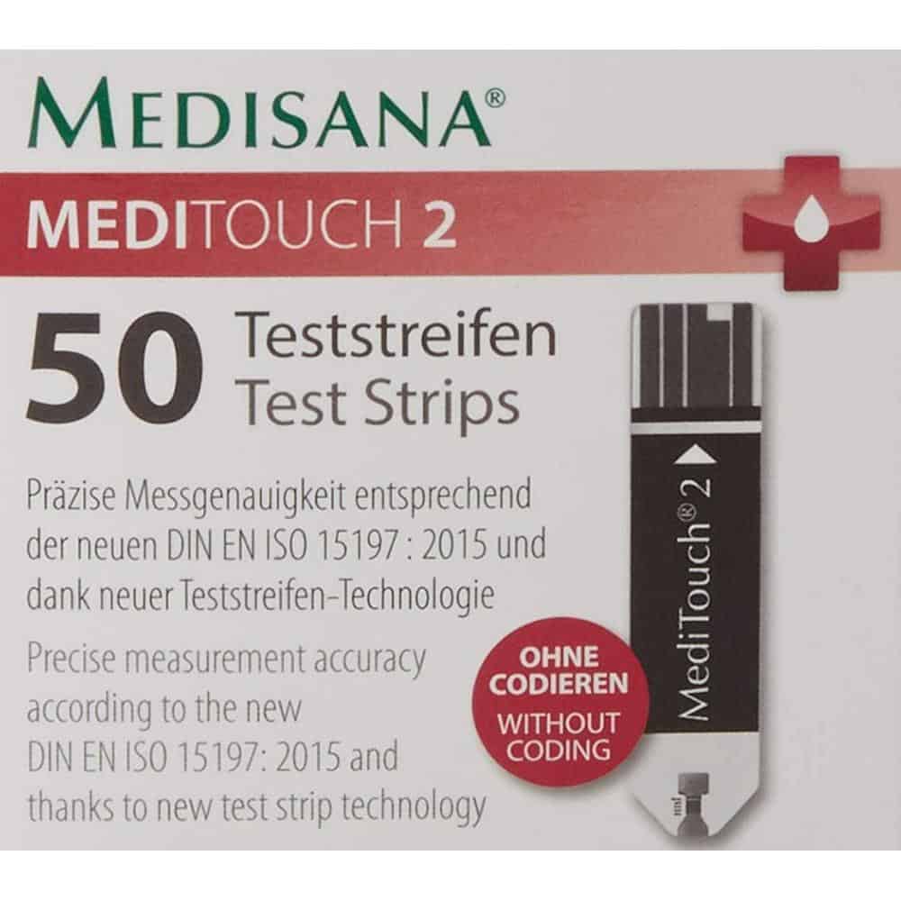 Que Thử Đường Huyết Medisana 79038 MediTouch 2 - Hộp 50 Que Test Que Thử Đường Huyết Medisana 79038 MediTouch 2 - Hộp 50 Que Test
