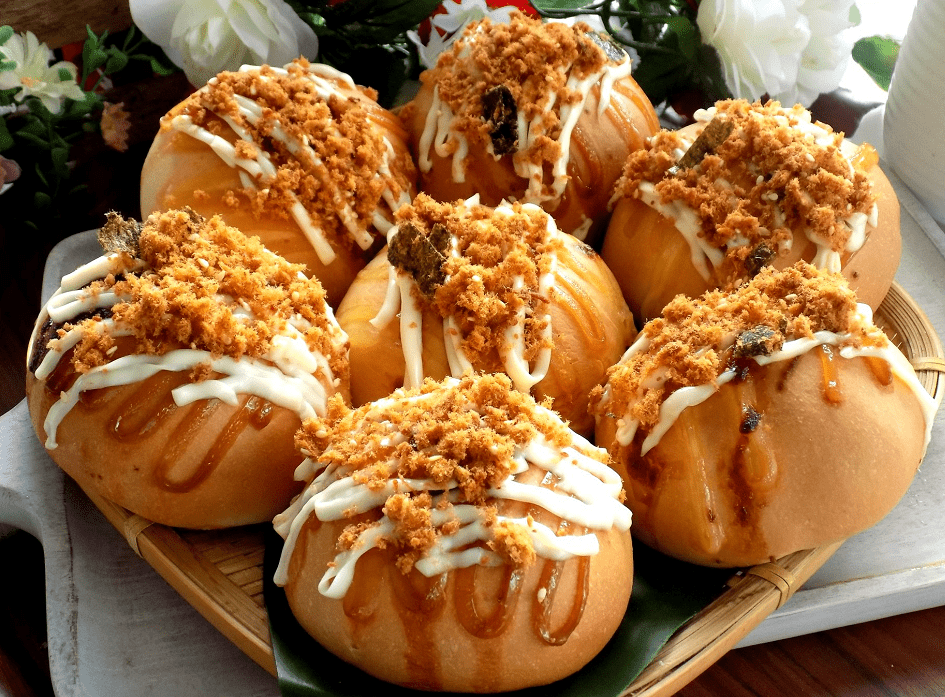 5 Cách làm bánh mì chà bông sốt dầu trứng mềm thơm khó cưỡng 1 Cách làm bánh mì chà bông đơn giản nhất