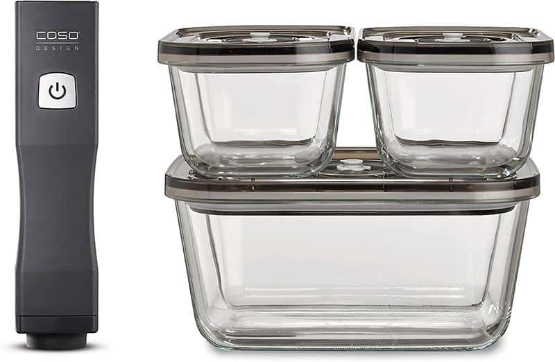 Bộ Hộp Đựng Thực Phẩm Và Máy Hút Chân Không Caso 1169 10 Bộ Hộp Đựng Thực Phẩm Và Máy Hút Chân Không Caso 1169