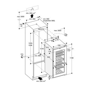 Tủ Bảo Quản Rượu Gaggenau RW222262 - 48 Chai 4 Tủ Bảo Quản Rượu Gaggenau RW222262