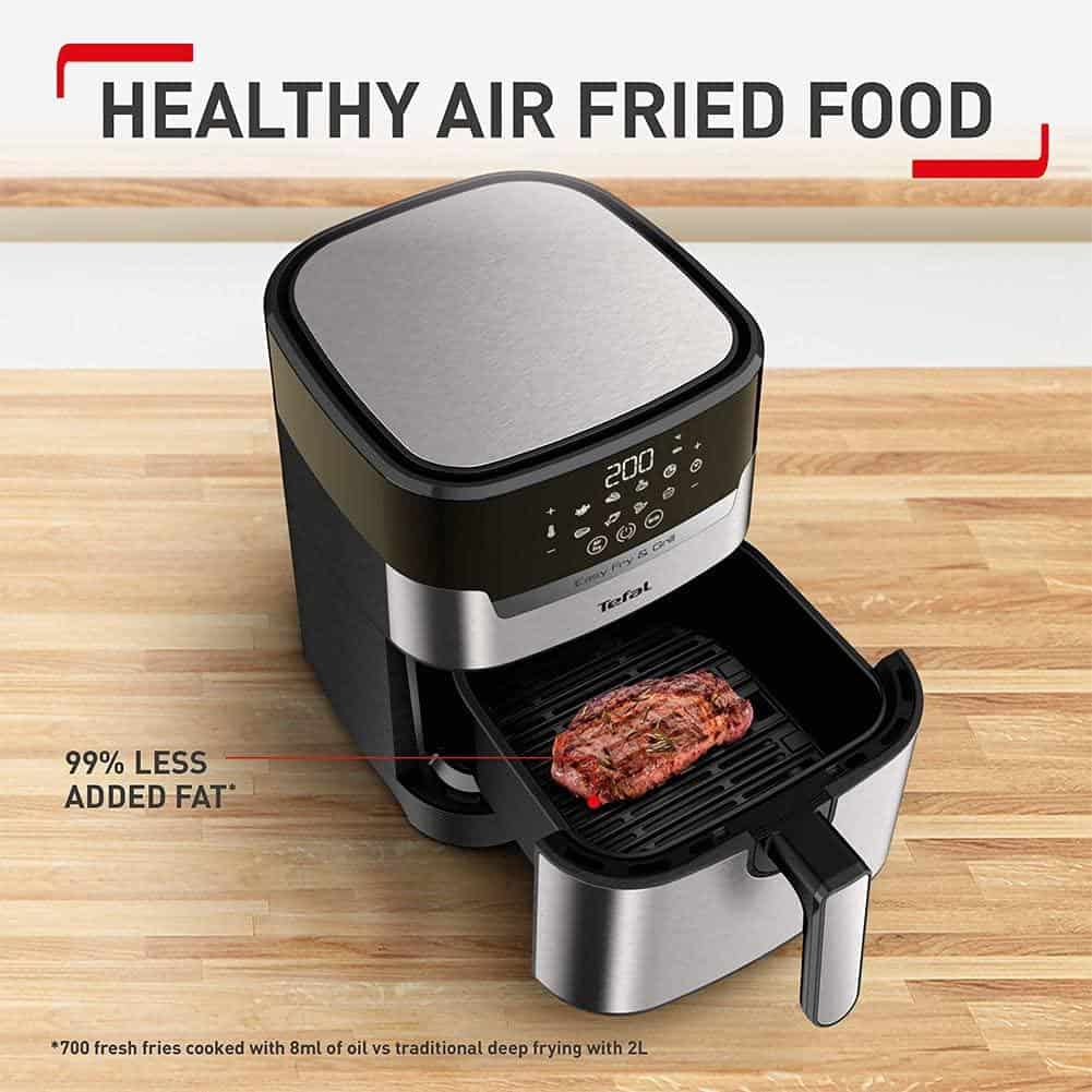Nồi Chiên Không Dầu Kết Hợp Nướng Tefal EY505D 8 Nồi Chiên Không Dầu Tefal EY505D-3